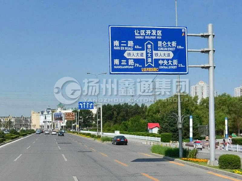 BZG-004，交通標(biāo)志桿，鍍鋅交通標(biāo)志桿