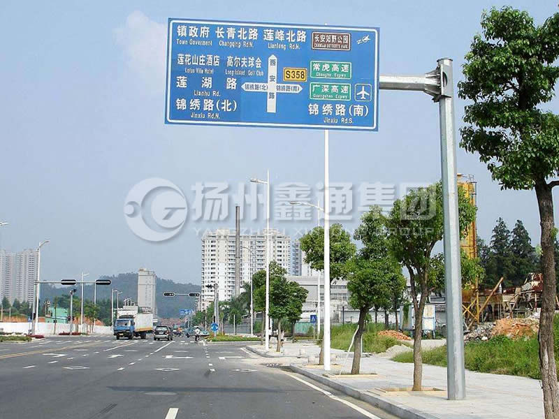 BZG-008，交通標(biāo)志桿，八棱交通標(biāo)志桿