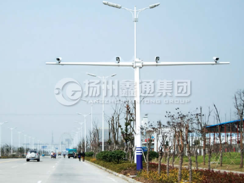 DJG-004，電子警察桿，T型八棱電警桿