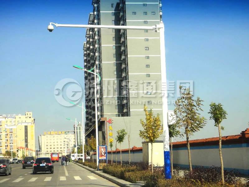 DJG-016,電子警察桿，八棱球機(jī)桿