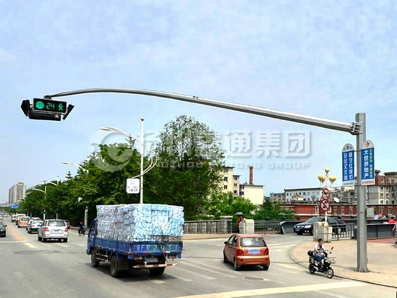 XHDG-048，吊籠式信號(hào)燈桿，吉林信號(hào)燈桿